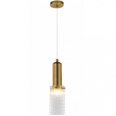 Φωτιστικό Κρεμαστό Μονόφωτο Φ8cm G9 230V Χρυσαφί 4100